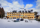 Auch im Winter können Sie im Erzgebirgshotel Freiberger Höhe einen erholsamen Urlaub verbringen.