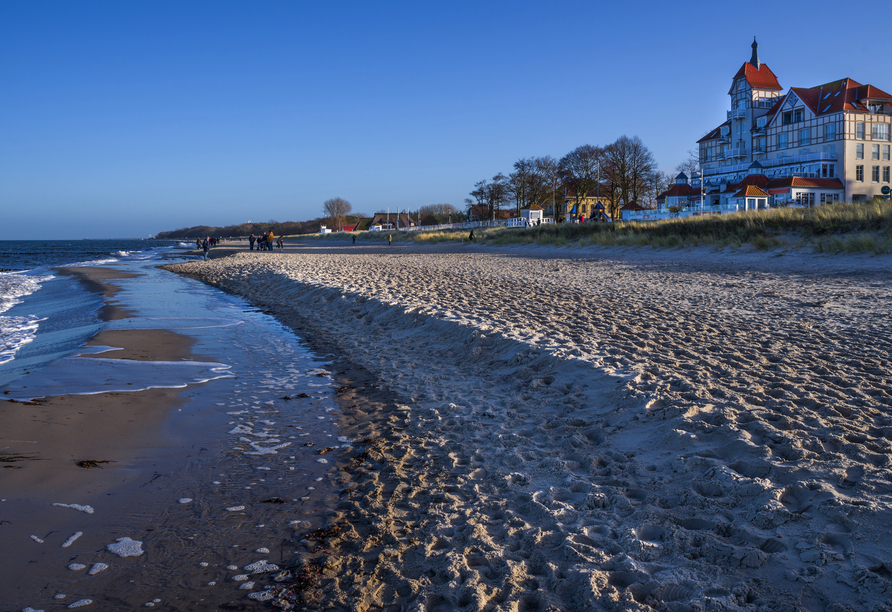 Am Strand des eleganten Seebades Kühlungsborn verbringen Sie eine traumhafte Zeit.