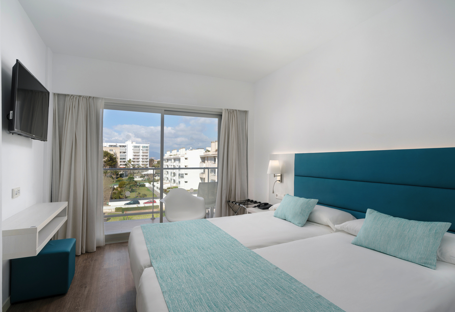 Beispiel für ein Doppelzimmer im Hotel Alua Leo