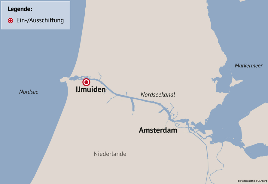 Ihre Reiseroute