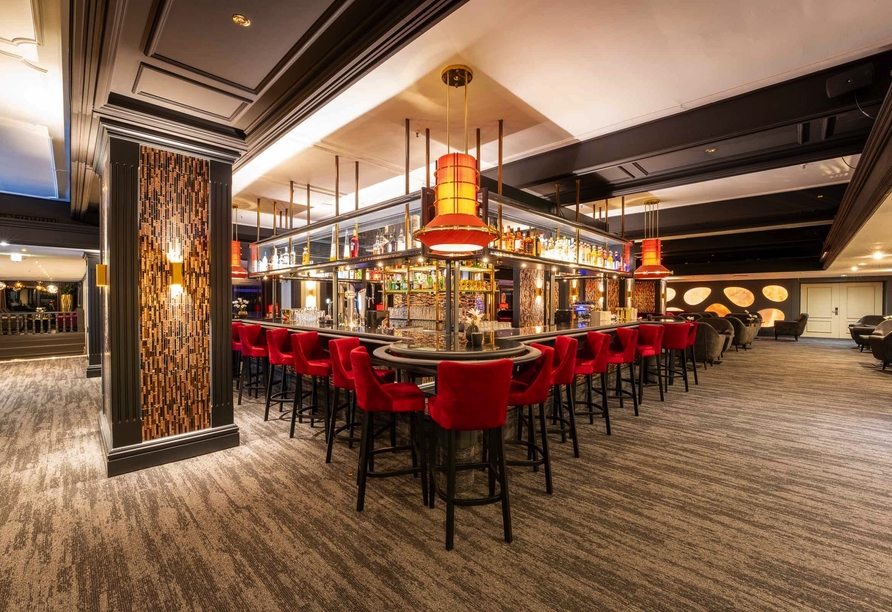 Die Hotelbar erwartet Sie mit raffinierten Drinks.