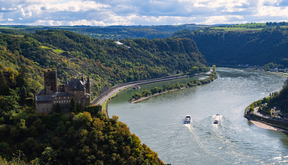 Das Obere Mittelrheintal gehört zu den Highlights Ihrer Flusskreuzfahrt.