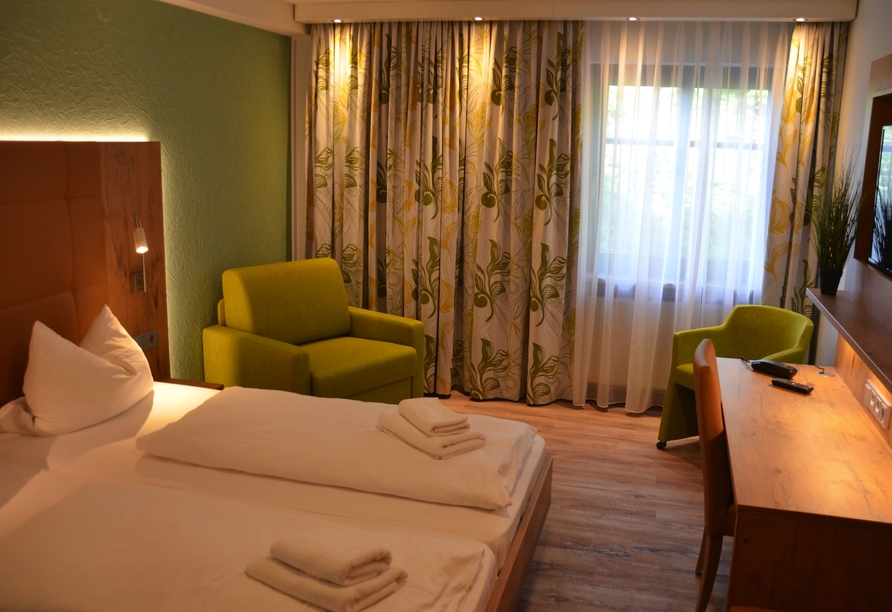 Beispiel eines Doppelzimmers Comfort im Hotel Bergwirt
