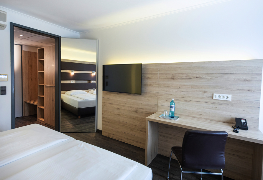 Beispiel eines Doppelzimmers im ACHAT Hotel Kaiserhof Landshut
