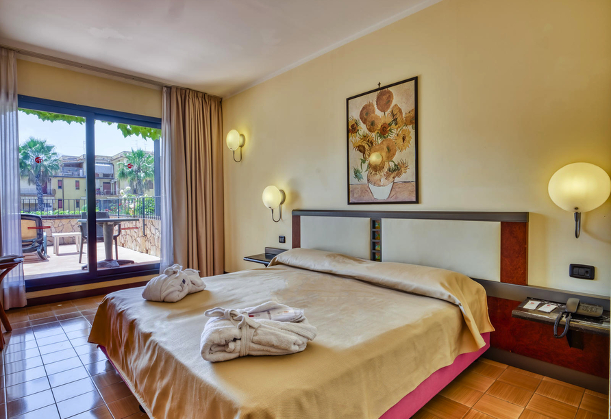 Beispiel eines Doppelzimmers im Hotel Caesar Palace in Giardini Naxos
