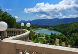 Grand Hotel Astoria, Blick auf Lago di Lavarone