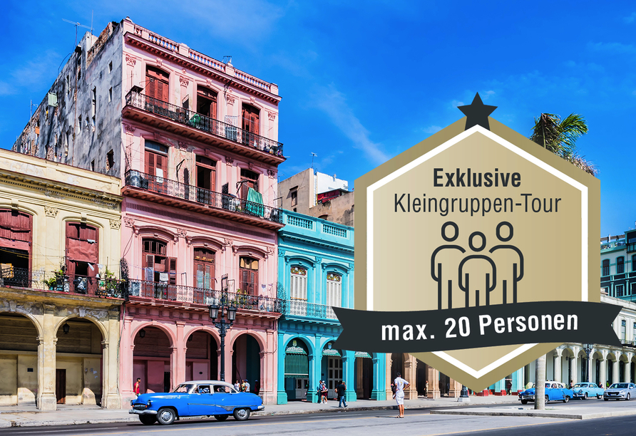 Kommen Sie mit auf eine exklusive Kleingruppen-Rundreise durch das faszinierende Kuba!