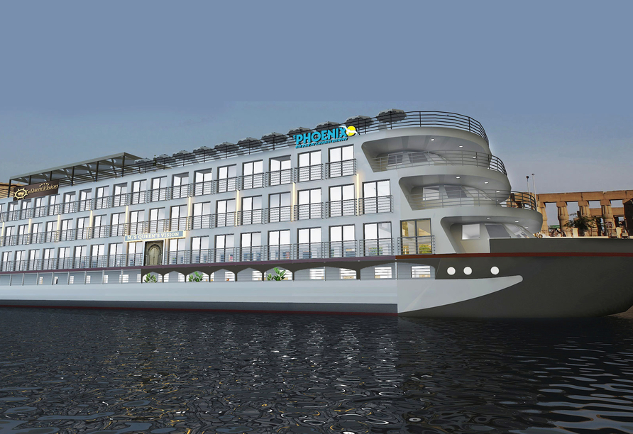 Herzlich willkommen an Bord Ihres First-Class-Schiffes Queens Vision!