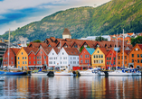 Das Hanseviertel Bryggen lockt viele Besucher an.