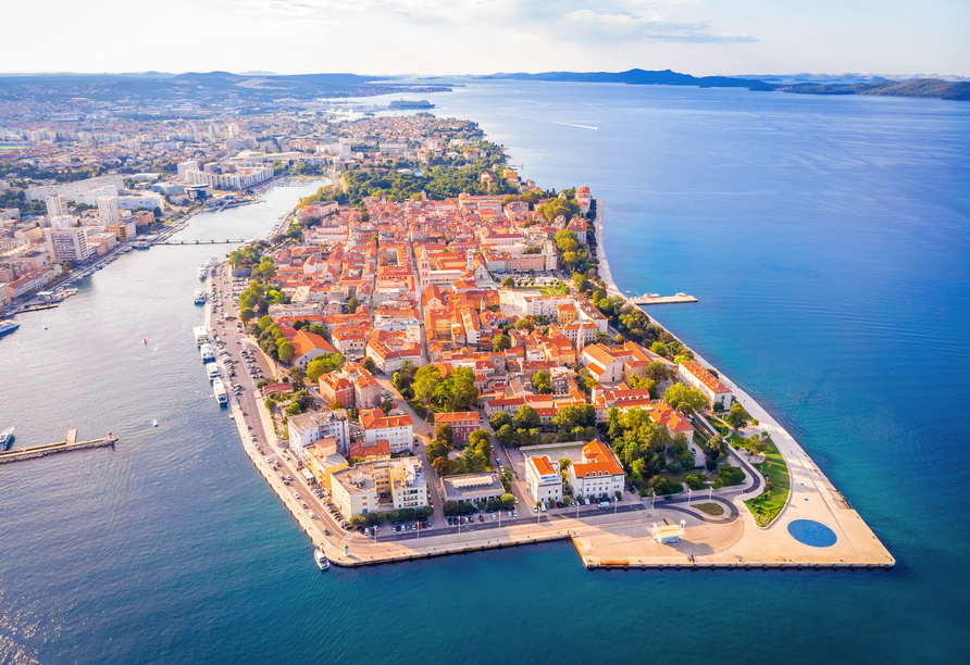 Genießen Sie Ihren Aufenthalt in der historischen Stadt Zadar.