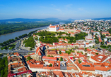 Auch ein Besuch von Bratislava liegt auf Ihrer Route.
