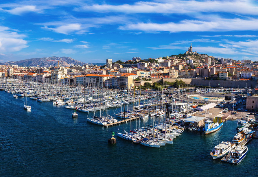 Die französische Hafenstadt Marseille