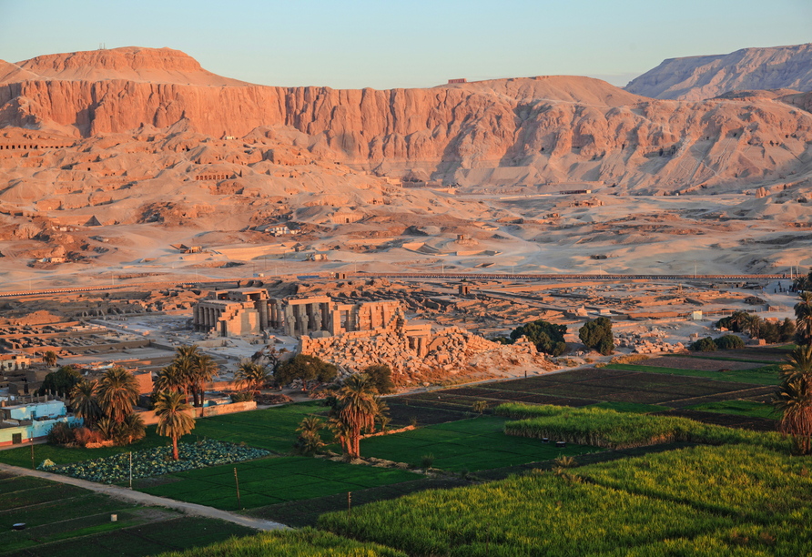 Mitten in der Wüste von Ägypten erwartet Sie das beeindruckende Tal der Könige.