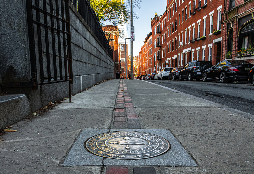 Gehen Sie auf dem Freedom Trail in Boston der amerikanischen Geschichte auf die Spur.