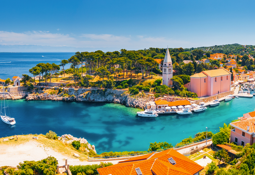 Malerische Panoramen erwarten Sie auf der Insel Lošinj.