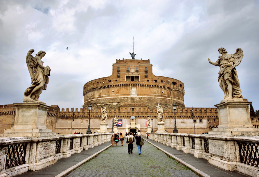 Die eindrucksvolle Engelsburg in Rom – das Castel Sant'Angelo