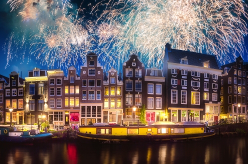 Erleben Sie Silvester in Amsterdam.