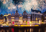Erleben Sie Silvester in Amsterdam.