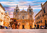 In Mdina ist die St.-Pauls-Kathedrale mit Museum besonders beeindruckend. 
