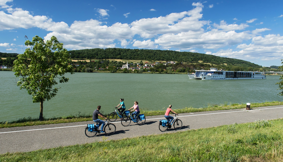 Erkunden Sie mit dem Rad die abwechslungsreiche Flusslandschaft der Donau!