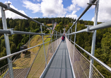 Der Skywalk Willingen ist eine der längsten Hängeseilbrücken weltweit.