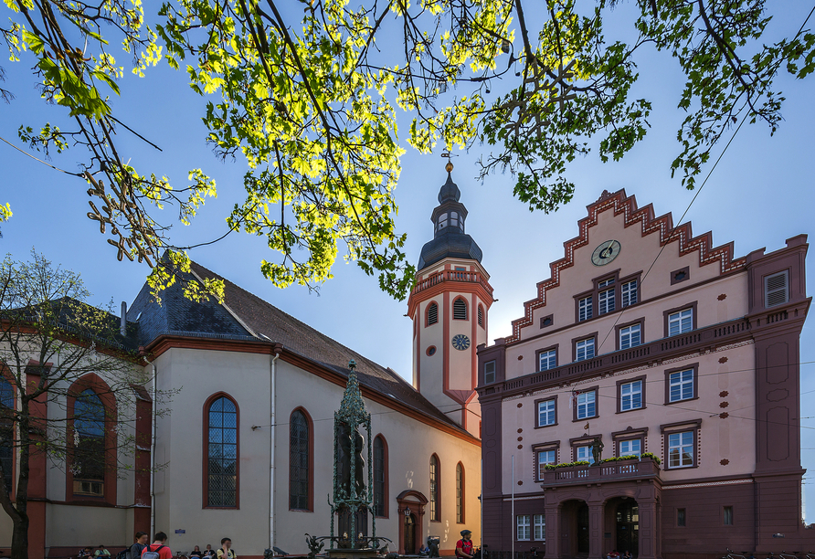 Besuchen Sie unbedingt die Altstadt im Stadtteil Karlsruhe-Durlach.