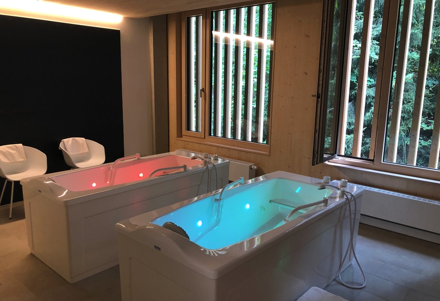 Auch eine Radontherapie ist in der Bade- und Saunalandschaft Bad Brambach möglich.