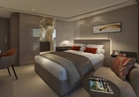Beispiel einer 2-Bettkabine mit französischem Balkon an Bord von Gentleman
