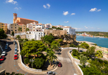 Blick über Mahón auf Menorca