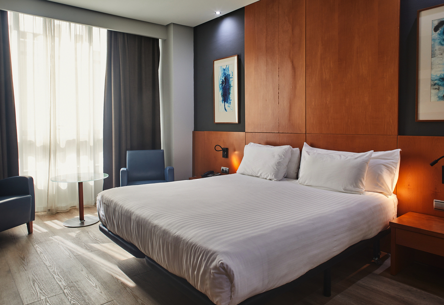 Beispiel für ein Doppelzimmer im Hotel
