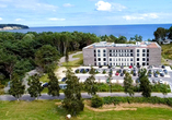 Das Santé Royale Rügen Resort befindet sich in traumhafter Lage.