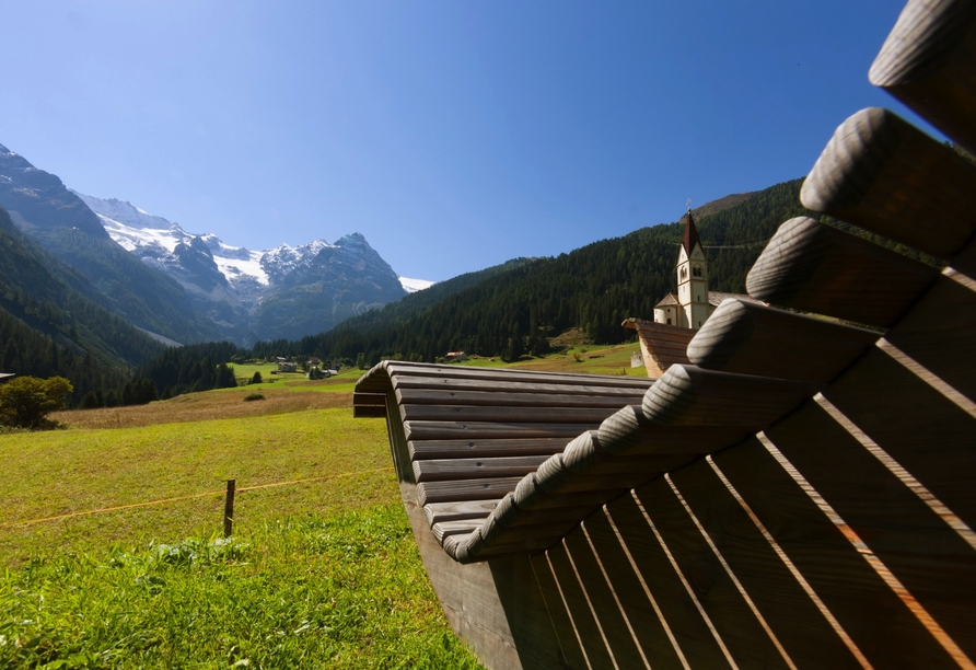 Die Bergwelt Südtirols lädt zum Entspannen und Genießen ein.