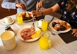 Frühstück im Hotel Donna Silvia