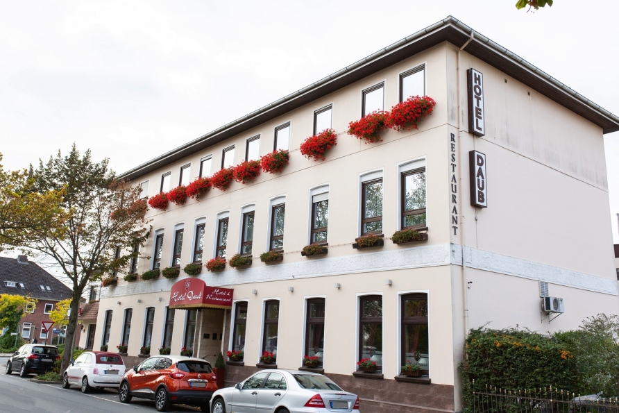 Die Außenansicht des Hotels