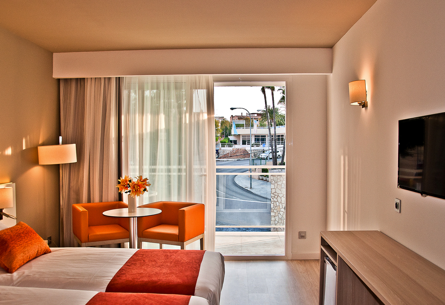 Beispiel eines Doppelzimmers im Hotel BQ Augusta in Palma de Mallorca