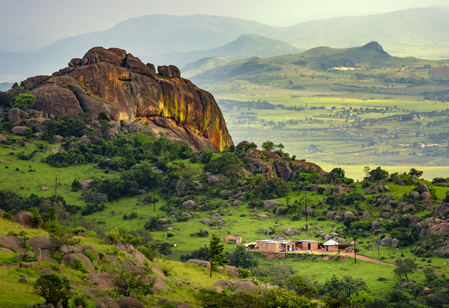 Das Ezulwini Valley begeistert mit seiner atemberaubend schönen Landschaft.