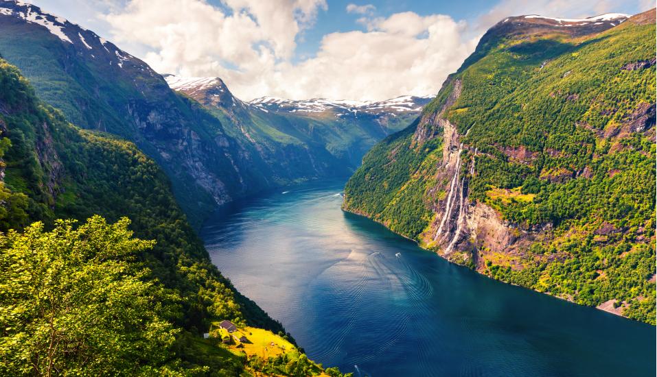 Der Geirangerfjord wird ein Höhepunkt Ihrer Kreuzfahrt durch die norwegischen Fjorde sein.