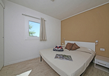 Beispiel eines Schlafzimmers in einer Mobilhome Suite Living Deluxe