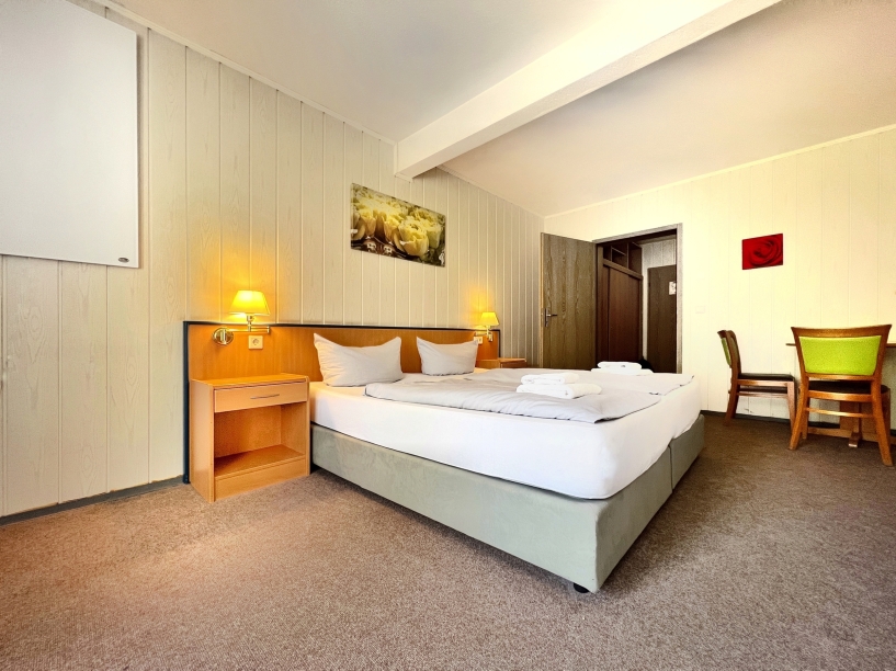 Beispiel eines Doppelzimmers in WAGNERS Hotel und Restaurant im Frankenwald