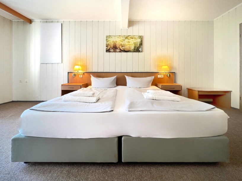 Beispiel eines Doppelzimmers in WAGNERS Hotel und Restaurant im Frankenwald