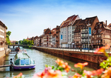 Freuen Sie sich auf eine Reise ins romantische Straßburg.