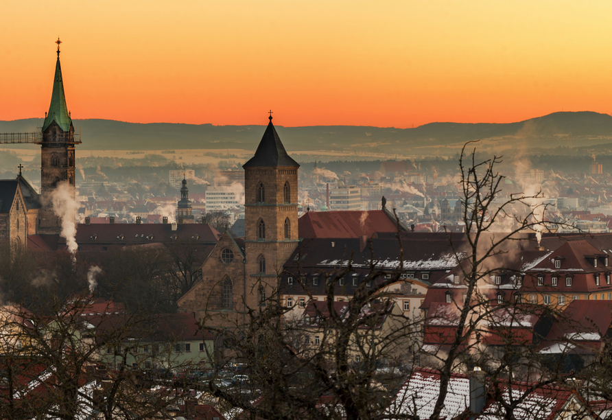 Blick über die Stadt Bamberg - das 