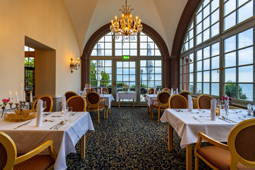 Restaurant im Seehotel Schloss Klink