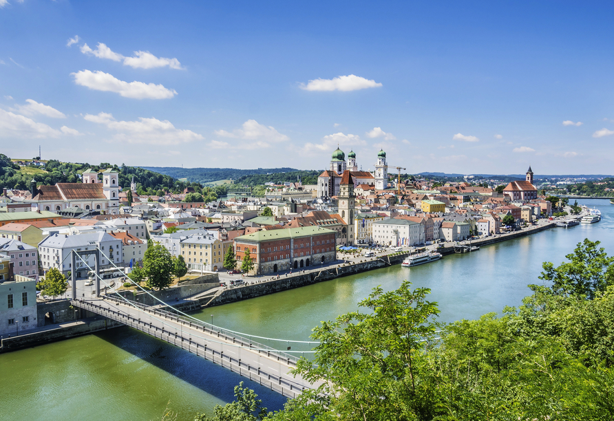 Der Startpunkt Ihrer Reise: Passau