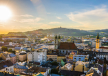 Sie erreichen die drittgrößte Stadt Österreichs: Linz