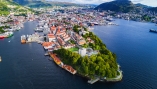 Blick über Bergen