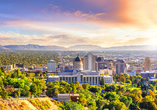 Luftansicht von Salt Lake City