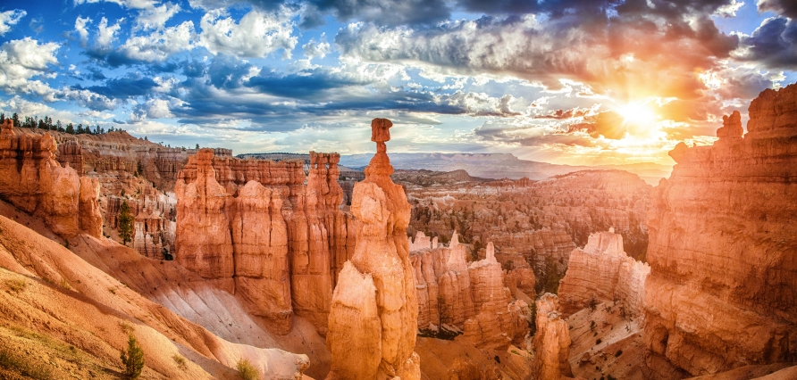 Der Bryce Canyon Nationalpark in Utah bietet unglaubliche Ausblicke.