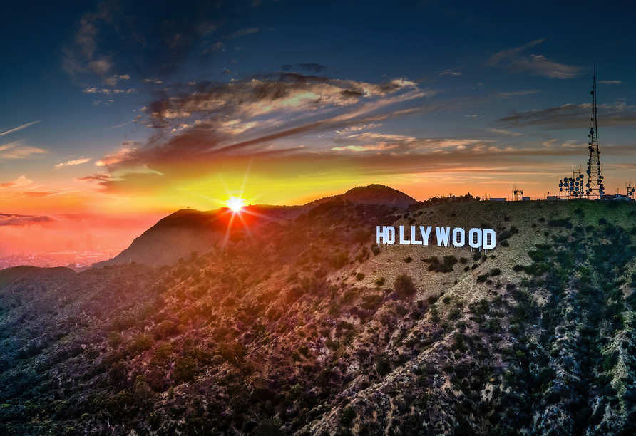 Auch Los Angeles mit Hollywood und vielem mehr können Sie bei einer Stadtrundfahrt näher kennenlernen.