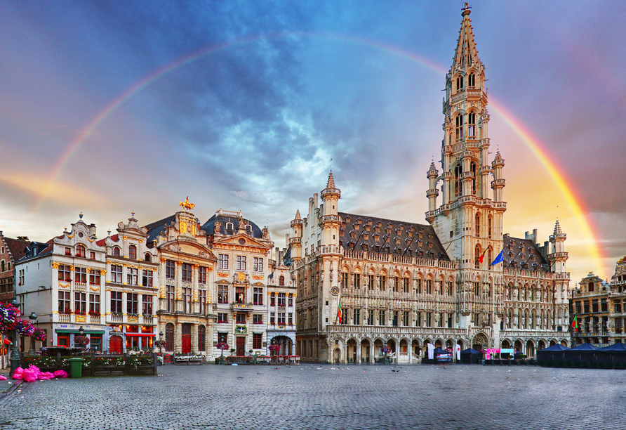 Bestaunen Sie das Brüsseler Rathaus.